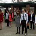 Gli studenti del Liceo Scientifico Carlo Cattaneo partecipano alla performance The sacrifice - Pu-pi-lla