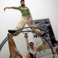 Le performance di Flic scuola di circo alla Fondazione Sandretto Re Rebaudengo