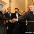 Il taglio del nastro alla Galleria Sabauda