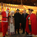L\'Assessore Maurizio Braccialarghe con Gianduja, Giacometta, Goffredo Pederzoli e Babbo Natale!