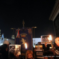 Il Gonfalone della Città di Torino in piazza Castello