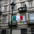 Il Tricolore ai giardini Jan Palach