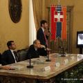 Un momento della conferenza stampa