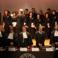Il coro del Politecnico esegue l\'Inno Nazionale