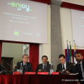 Un momento della conferenza stampa