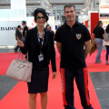 Armin Zoeggeler tra gli stand del Salone