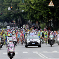 Il gruppo in arrivo da corso Vittorio
