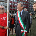 Alessandro Bulgini, il Sindaco Piero Fassino e Stefano Gallo, Assessore allo Sport