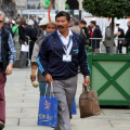 L\'arrivo dei delegati in piazzetta Reale