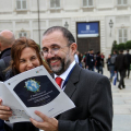 Delegati in piazzetta Reale