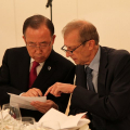 Il Sindaco Fassino e Ban ki-moon