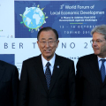 Pietro Grasso, Ban Ki-moon, Paolo Gentiloni