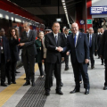 Ban Ki-moon con Michele Mario Elia, amministratore delegato di Ferrovie dello Stato Italiane