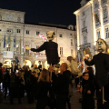 Il Défilé in piazza Palazzo di Città