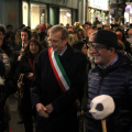 Il Sindaco Fassino e l\'Assessore Braccialarghe durante la parata