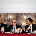 Giovanni Malagò, Piero Fassino e Stefano Gallo