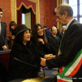 Piero Fassino porta il saluto ai parenti dell\'ex sindaco Zanone