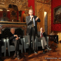 Un momento della conferenza stampa