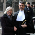 Il ministro Stefania Giannini con Marco Gilli, rettore del Politecnico