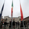 La cerimonia dell\'ammaina bandiera