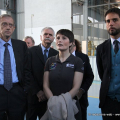 Piero Fassino, Samantha Cristoforetti e Enzo Lavolta