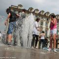 Studenti in Piazza Castello