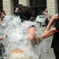 Studenti in Piazza Castello