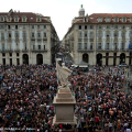 Studenti in Piazza Castello