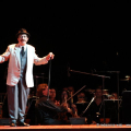 \'Giacomo Puccini\' sul palco in piazza San Carlo