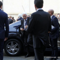 L\'arrivo del Presidente della Repubblica, Sergio Mattarella
