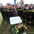 La Sindaca Appendino con alcuni Vigili del Fuoco