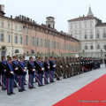 Le Forze Armate in piazza Castello