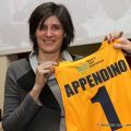 La Sindaca con la maglia della Fiat Torino