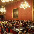 Un momento della celebrazione in Sala Rossa