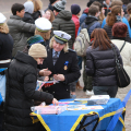 I Vigili Urbani presenti in piazza