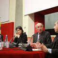 Un momento della conferenza stampa