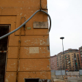 Il cantiere della metropolitana in piazza Bengasi