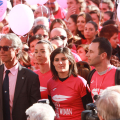 La Sindaca Chiara Appendino alla partenza