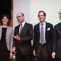 Chiara Appendino, Angelino Alfano, Vincenzo Ilotte e Enrico Costa