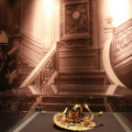 Lampadario e scalinata del Titanic