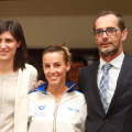 Chiara Appendino, Tania Cagnotto e Roberto Finardi