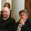 Klaus Dibiasi e Giorgio Cagnotto in Sala Colonne