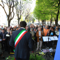 Inaugurazione del giardino intitolato ad Augusto Daolio
