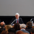 Un momento della conferenza stampa