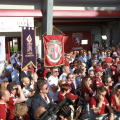 I tifosi presenti alla cerimonia