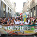 Le autorità presenti alla parata