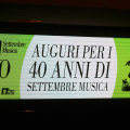 I 40 anni di Settembre Musica