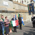 Lo scoprimento della targa a Fred Buscaglione