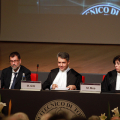 Al centro Marco Gilli, Rettore del Politecnico