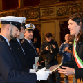La consegna delle benemerenze